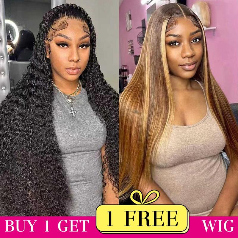 [Combo sale 26"&22"&22"]  Buy 1, Get 2 FREE! The Ultimate 3-Wig Style Bundle: Curly, Straight & Body Wave. 180% Density, Pre-Plucked.