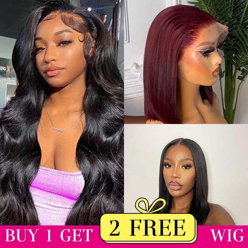 [Combo sale 26"&22"&22"]  Buy 1, Get 2 FREE! The Ultimate 3-Wig Style Bundle: Curly, Straight & Body Wave. 180% Density, Pre-Plucked.